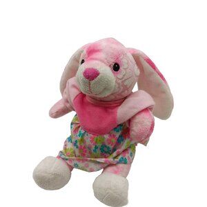 Inter American Baby First Bunny Rabbit Plush Pink Floral 7" Easter